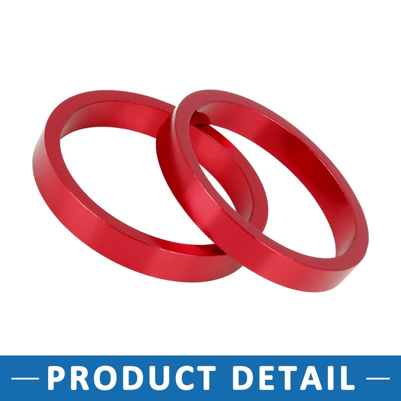 A ABSOPRO 5mm Bike Aluminium Alloy Headset Spacer 11/8inch Stem