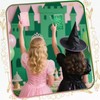 Resurhang 24 Pcs Witch Princess Party Favors Pink and Green