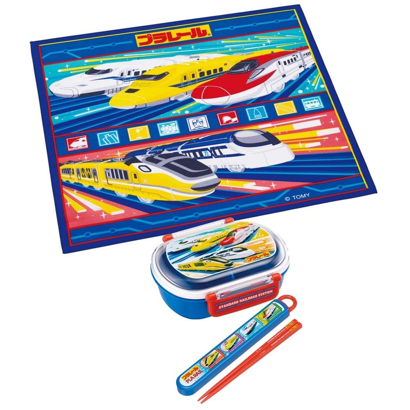 Skater KB4-A Lunch Cloth Plarail 24 16.9 x 16.9 inches