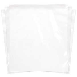 SNL Quality Zipper Lock Extra Large Jumbo Reclosable Clear Disposable Plastic Bags, Strong | 18" X 20" - 2 MIL - 50 Bags