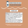 Drinklits Ginger Lime Electrolyte Tablets for Hydration | Great Taste