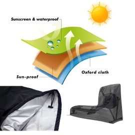Rowing Machine Cover, Protective Cover for Rowing Machine – Waterproof, Dust-proof, Anti-Scratch, Anti-UV (241 x 61 x 100 cm)