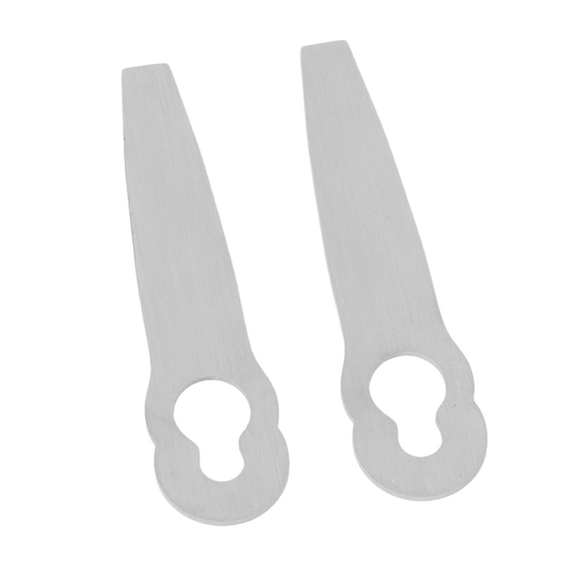 10 Pcs Lawn Mower Metal Blade Replacement Mowing Blade for