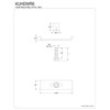Elements of Design KUHDWR6 Parts for Undermount Sink