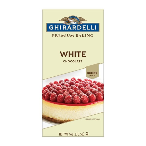 Ghirardelli Premium Baking Bar, 4 (Pack of 12), Oz White Chocolate 48 Ounce
