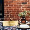 CWJCYTNSN 12PCS Reserved Table Signs, Gold Reserved Signs for Wedding,