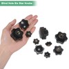 M METERXITY 4-Pack 6 Star Knobs, M6 Female Thread 38mm