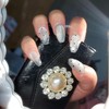 Dot Nail [Handmade Nail Tip] Magnet Gel - Coffin /
