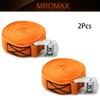 MroMax 0.98" Width x 11.48ft Length Lashing Straps Polypropylene Cam