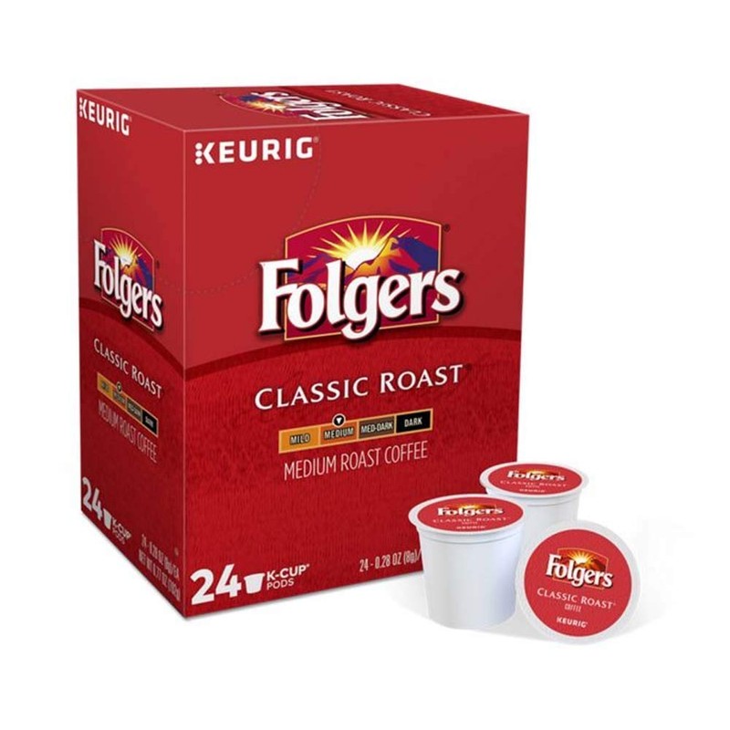 Folgers Gourmet Selections Single Cup for Keurig Brewers, Classic Roast,