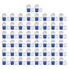 50PCS RJ45 Cat5e Unshielded Network Module 180 Degree Punch Free