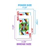 Copag 12 Decks Plastic Playing Cards Poker Size Durable Storage