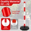 Konohan 6 Pack 34 Inch Parking Cone Delineators Post Traffic