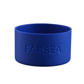 Farsea Protective Silicone Boot for 12oz - 40oz Stainless Steel Insulated Water Bottles, Anti-Slip Sleeve Cover, Bottom Boot (32-40oz, Navy)