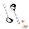 2 Pcs Small Ladle Soup Spoon Stainless Steel Soup Spoon