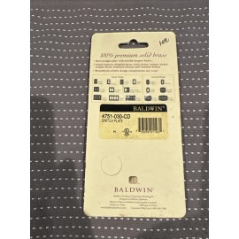 Baldwin Brass Classic Single Toggle Switch Plate in Satin Nickel - 4751-030-CD