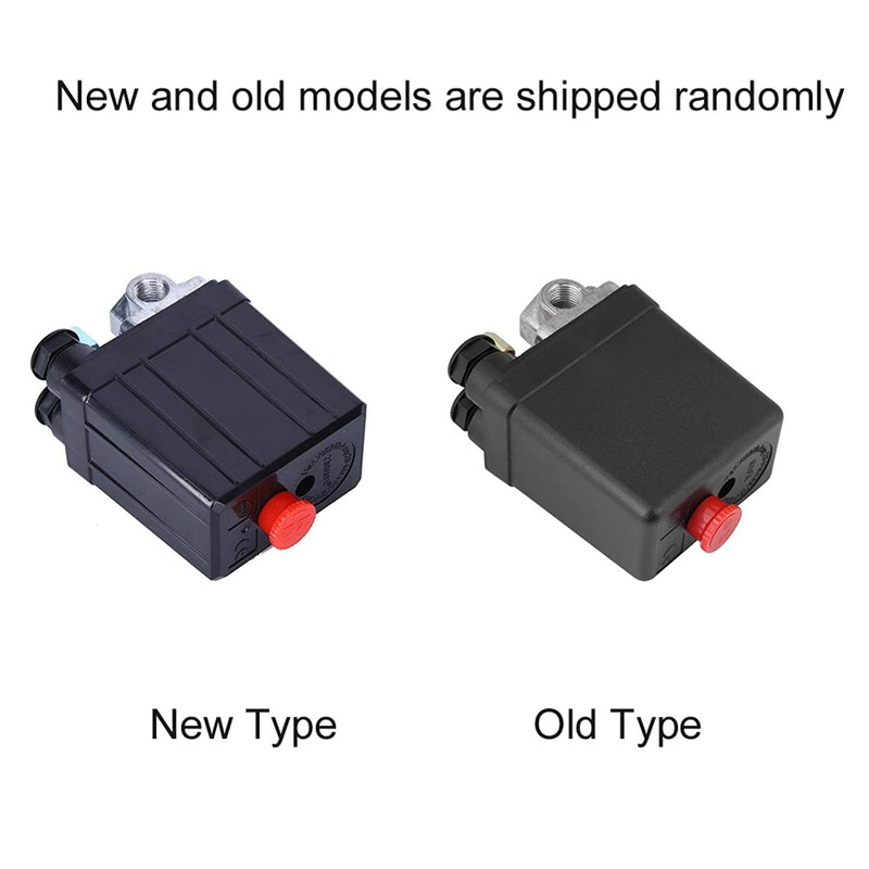 240V 20A 90-120175PSI Pressure Switch Air Compressor, 4 Hole Air