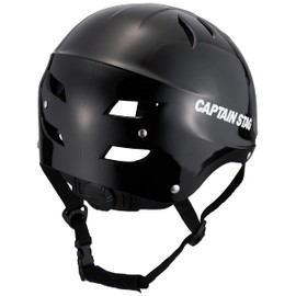Captain Stag US-3217 Helmet, Sports Helmet, EX, Adjustable Size, 21.7 - 24.0 inches (55 - 61 cm), Black