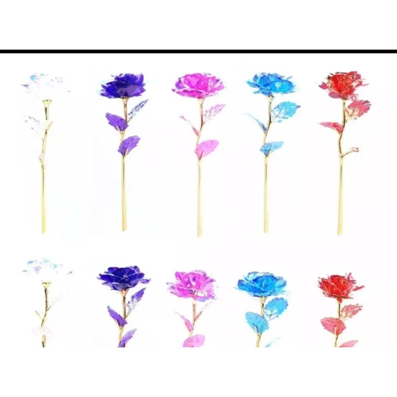 Especial led flower Flor Rosa Tornasol Galaxia Con Luz Led