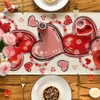 Artoid Mode Love Red Pink Heart Valentine's Day Table Runner,
