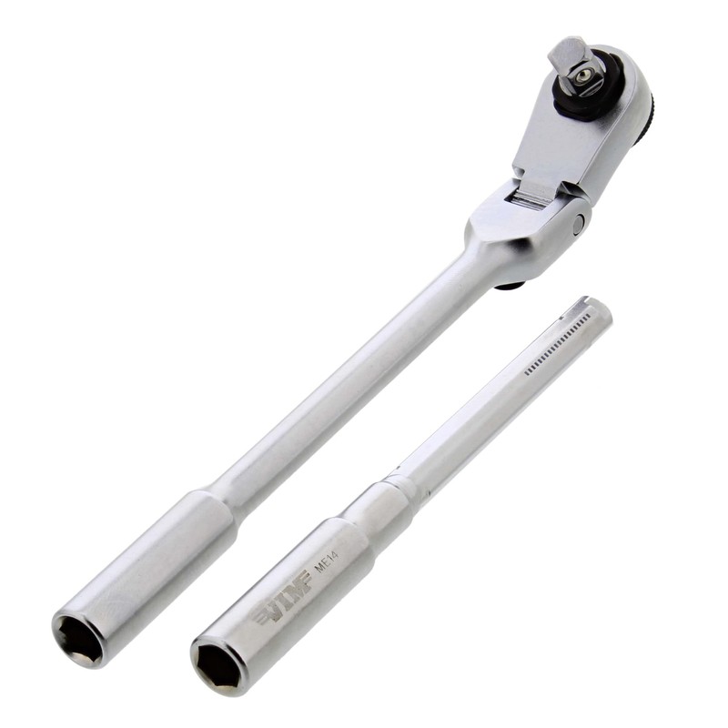VIM Tools RFB400K 3 piece 1/4" mini flex bit/socket ratchet