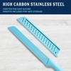 Country Living 20-Piece Kitchen Knife Quality Stainless-Steel Blades with Guards,