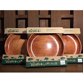 Bikkuri Donkey Dish Plate, Diameter Approx. 10.6 inches (27 cm), Wooden Plate