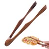 BBQ Cooking Tongs Wooden Clip Buffet Food Tongs Bread Tong