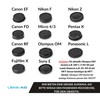 Lens-Aid Rear Lens Cap for Canon FD Lens with FD