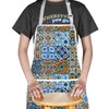 MYSOMY Mexican Talavera Tiles Apron Talavera Tiles Gifts Mexican Tiles
