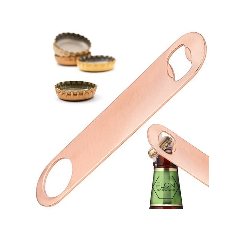 FLOW Barware Bar Blade, 18cm Copper Bottle Opener | Heavy