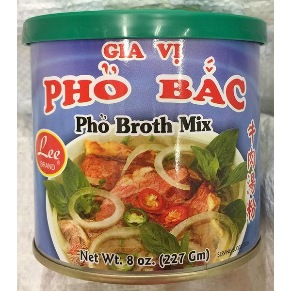 8oz Lee Brand Pho Broth Mix (Gia Vi Pho Bac), Pack of 1