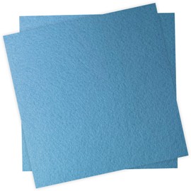 YHOLSDAS 12" x 12" Felt Fabric Sheets for Crafts, Squares Felt Fabric Sheets, 1mm Thick, Felt Paper for Sewing Craft, Non-Woven Felt Fabric for Sewing Patchwork Material, 2pcs(Blue)