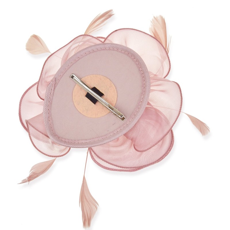 DRESHOW Fascinators Hat Tea Party Headwear Ribbons Feathers on a