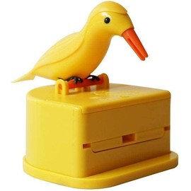 Woodpecker Toothpick Dispenser, Cute Bird Toothpick Dispenser, Bird Shaped Automatic Toothpick Boxes, Telescopic Toothpick Box, Novelty Automatic Toothpick Holder for Families Hotels Restaurants
