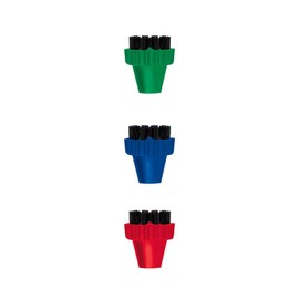 POLTI 3 Colored Nylon Brushes for EcoSteamVac EcoPower and EcoCare Models