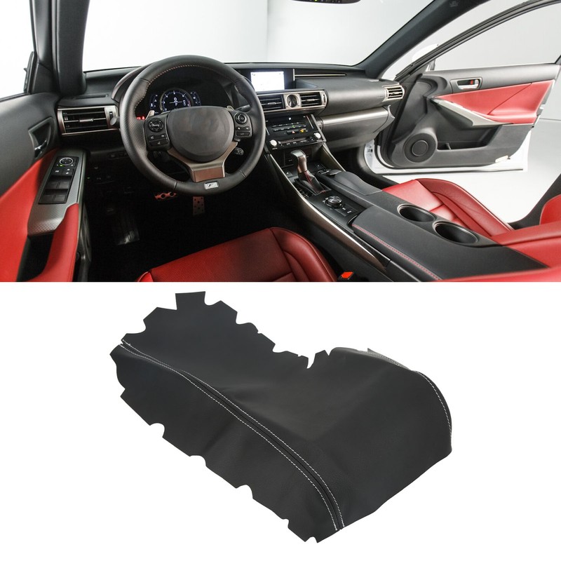 Center Console Armrest Cover PU Leather Armrest Box Protective Cover