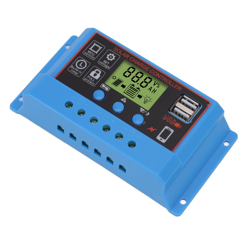 12V 24V Solar Charge Controlle LCD Display Solar Panel Controller
