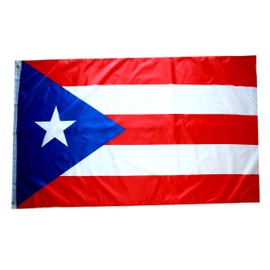 3x5 Puerto Rico Flag with Double Stitched Edges, Two Brass Grommets, and 100% Polyester , Flag of Puerto Rico , Puerto Rico Flags 3x5, Flag Puerto Rico , Bandera De Puerto Rico , Puerto Rican Flags