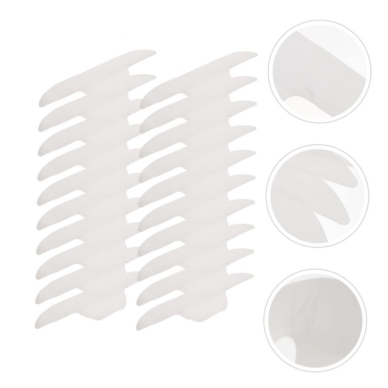 Healeved 5sets Stickers Collar Sweat Absorption Pads Invisible Inner Band