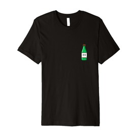 Korean Drink Hangul Alcohol Soju Liquor Drink Soju Drinker Premium T-Shirt
