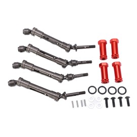 CVD Drive Shaft Coupler Set RC Car Cardan Front Rear Shaft Combiner  Kit for Traxxas Slash 727 Short TruckRed