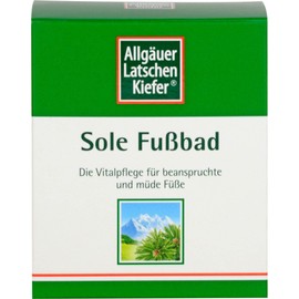 Allgäuer Latschenkiefer Sole Fußbad. 10X10 g [Badartikel]