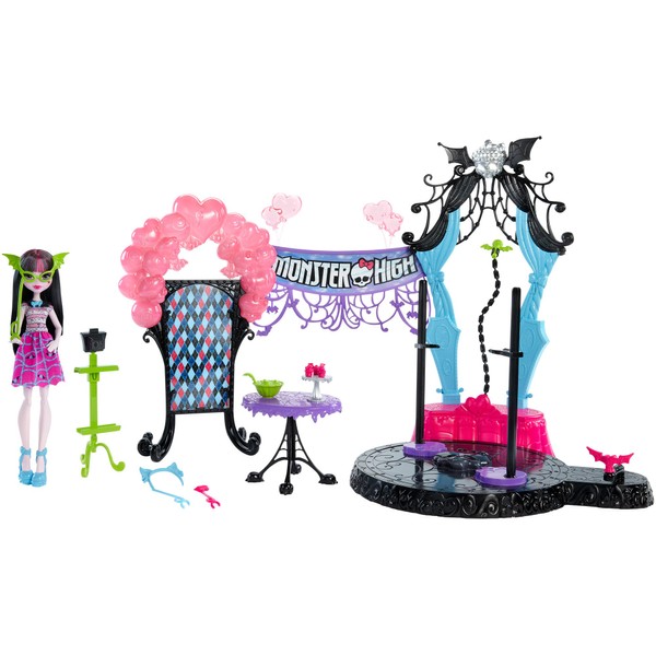 Polly Pocket Monster High Welcome to Monster High Dance the Fright Away Playset