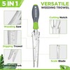 WORKPRO Hand Weeder Puller, 5-in-1 Stainless Steel Garden Trowel with