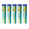 Magnesium effervescent tablets, 5 x 20 pieces. Orange Flavour –