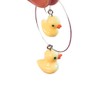 Rubber Duckie Silver Hoop Earrings Ducks Cute Silver Hoops Animal
