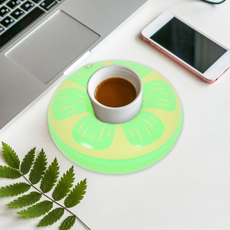 CHROMACRAFT Pack of 9 Summer Inflatable Coasters, Creative Coasters, Floating