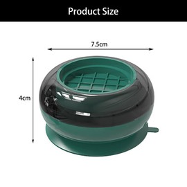 Syiyunran Washing Machine Anti-Shock Feet - Green, 1 Set (4 Pack), Size 7.6 x 4 cm, Universal Washing Machine Feet, Non-Slip Mats, Shock Absorber for Washing Machines, Dryers, Fridges, Furniture