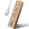 SAYBOUR LC-6C1S-2A1C Extension Cord, Power Strip, USB Rapid Charging, PD,